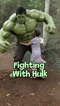 Fighting with Hulk