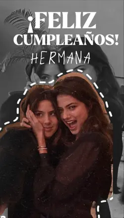 Cumpleaños hermana 