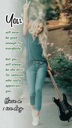 Be good