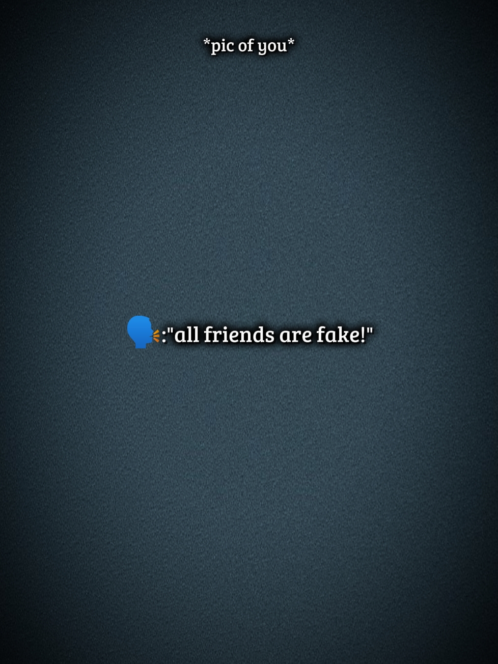 Alle Freunde sind unecht