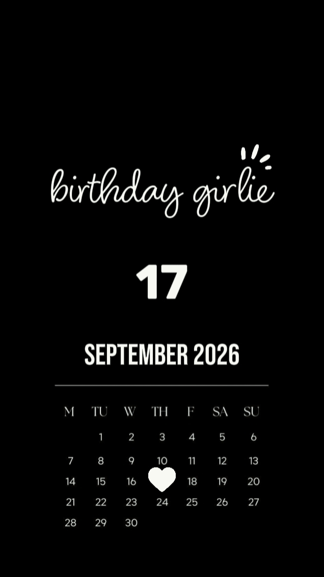 HBD 17 SEPTEMBER 