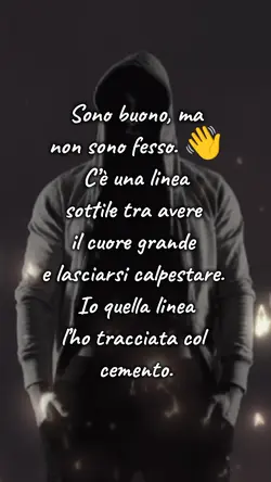 Sono buono, ma...