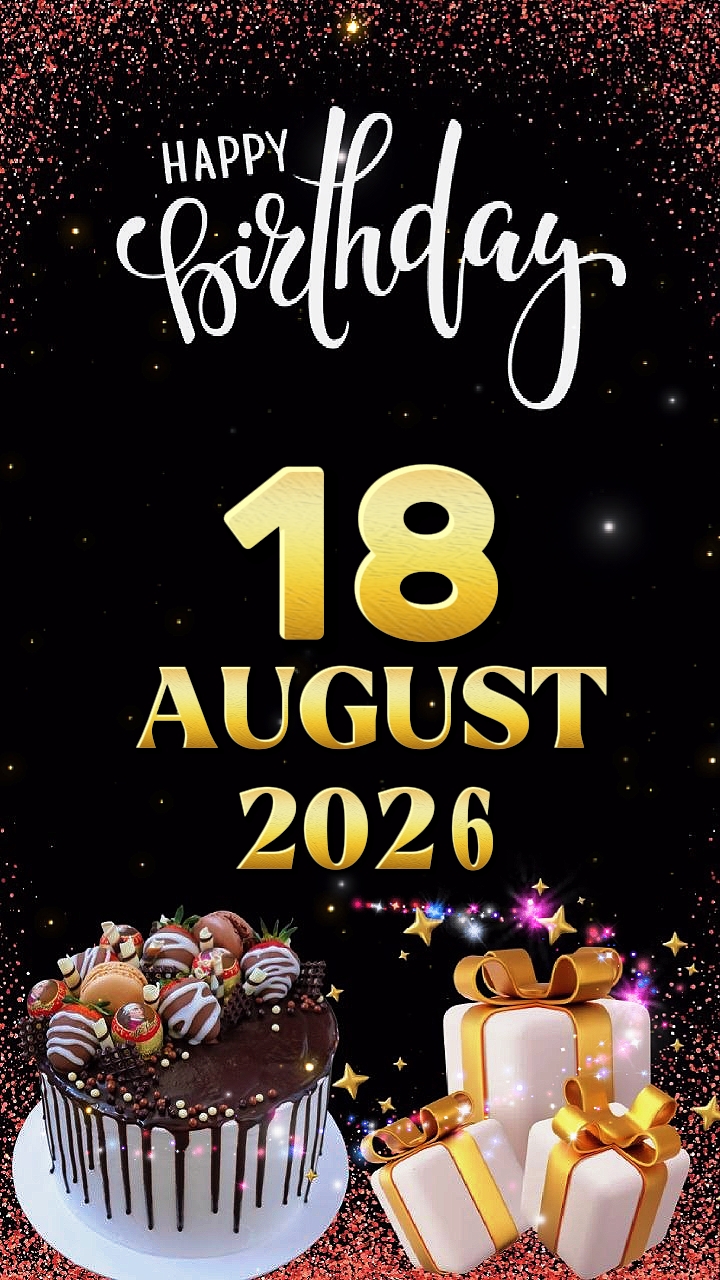 Aniversário 18 de agosto 