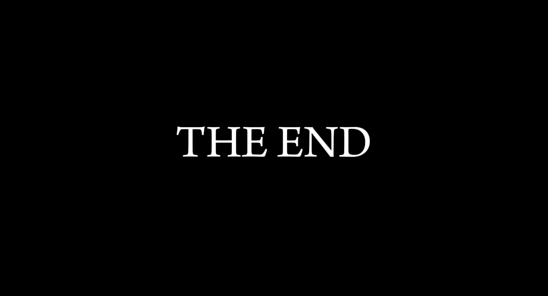 End credits!