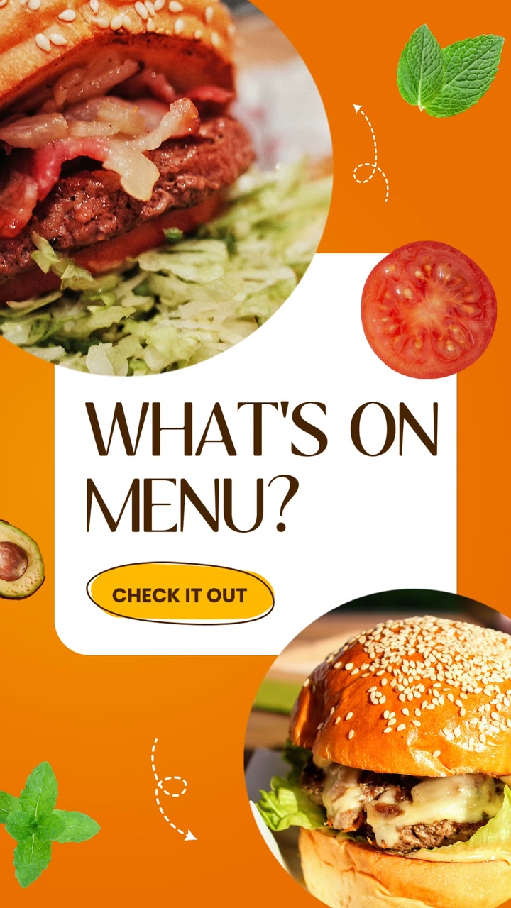 Estilo brillante Industria de alimentos y bebidas Exhibición de productos marca de restaurante promover
