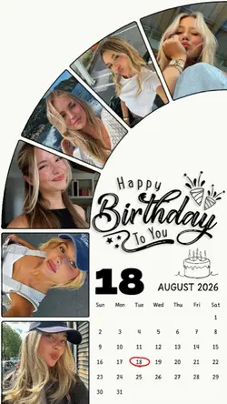 BDAY 18 AUGUST 2026
