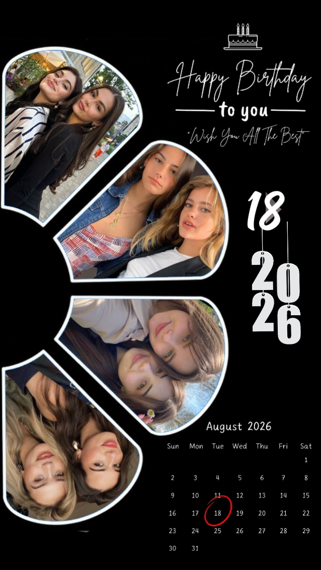 BIRTHDAY AUGUST 18