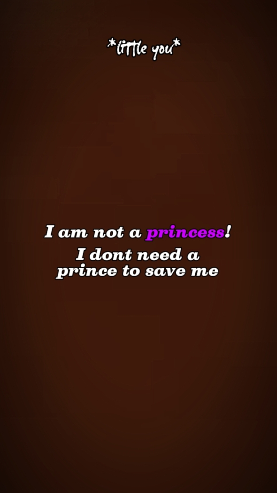 Je ne suis pas une princesse