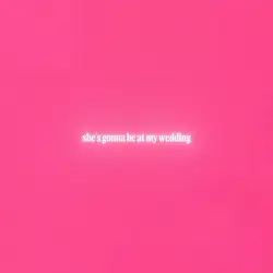 at my wedding
