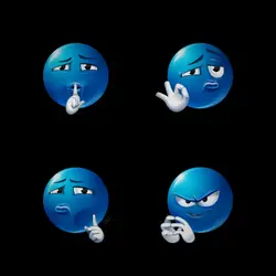 Blue Emoji Edit 