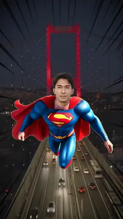 Superman fly 2