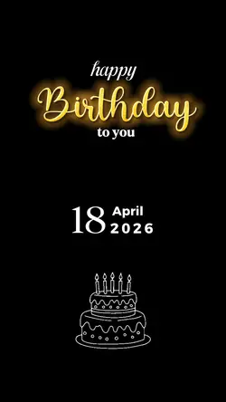 HBD 18 APRIL 2026