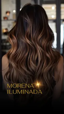 Morena iluminada 