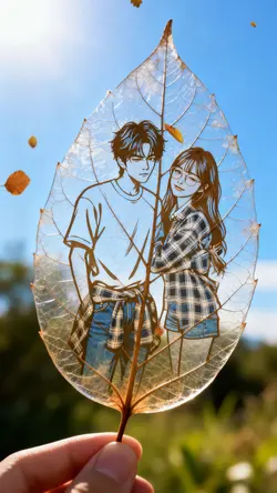 Dry leaf art 