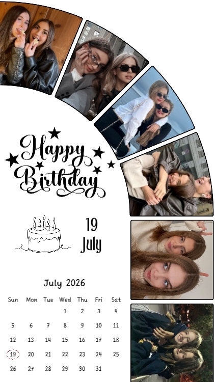 Birthday 19 July 