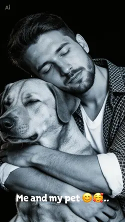 Photo with My Pet BW