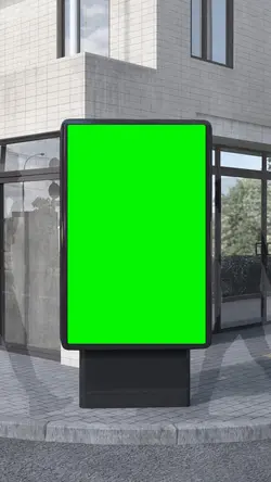 Poster green screen 