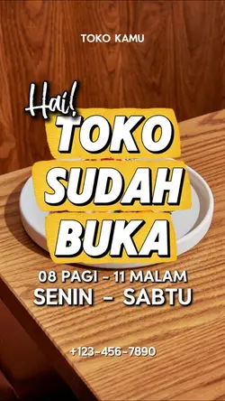 TOKO SUDAH BUKA