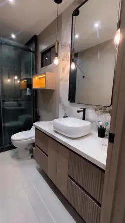 bathroom glow up
