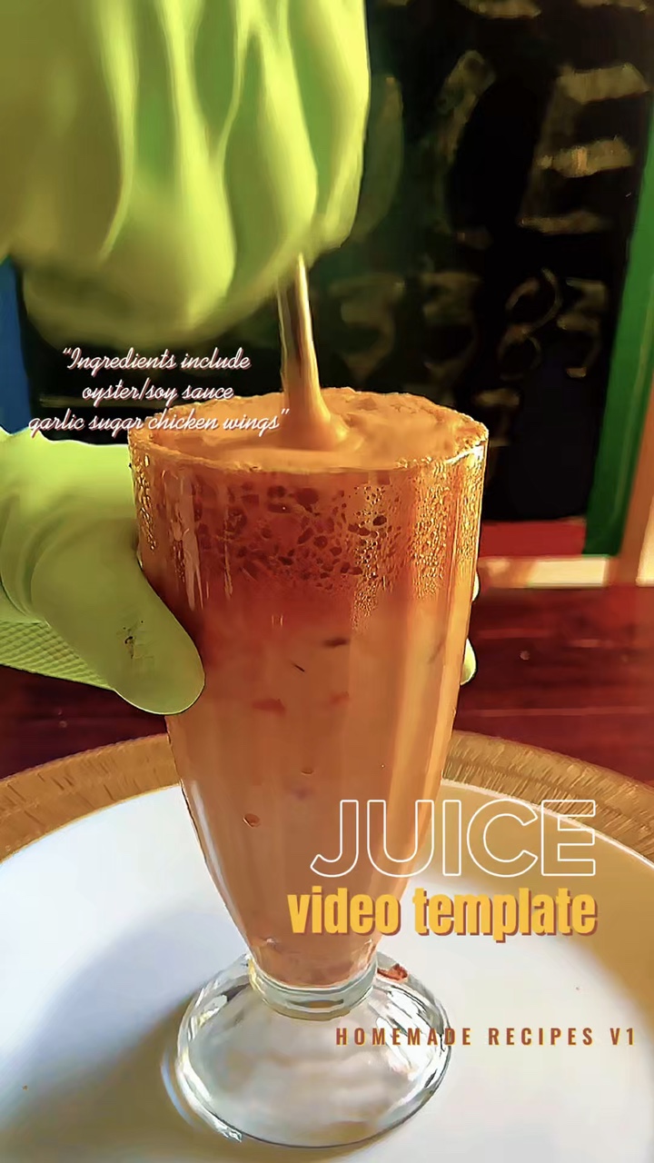 vidéo de jus