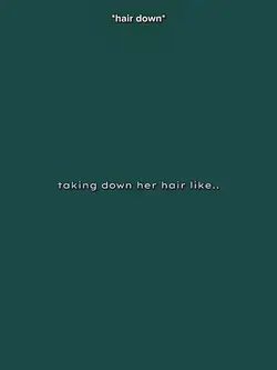 TakingDownHerHairLik
