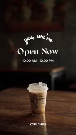 We Are Open