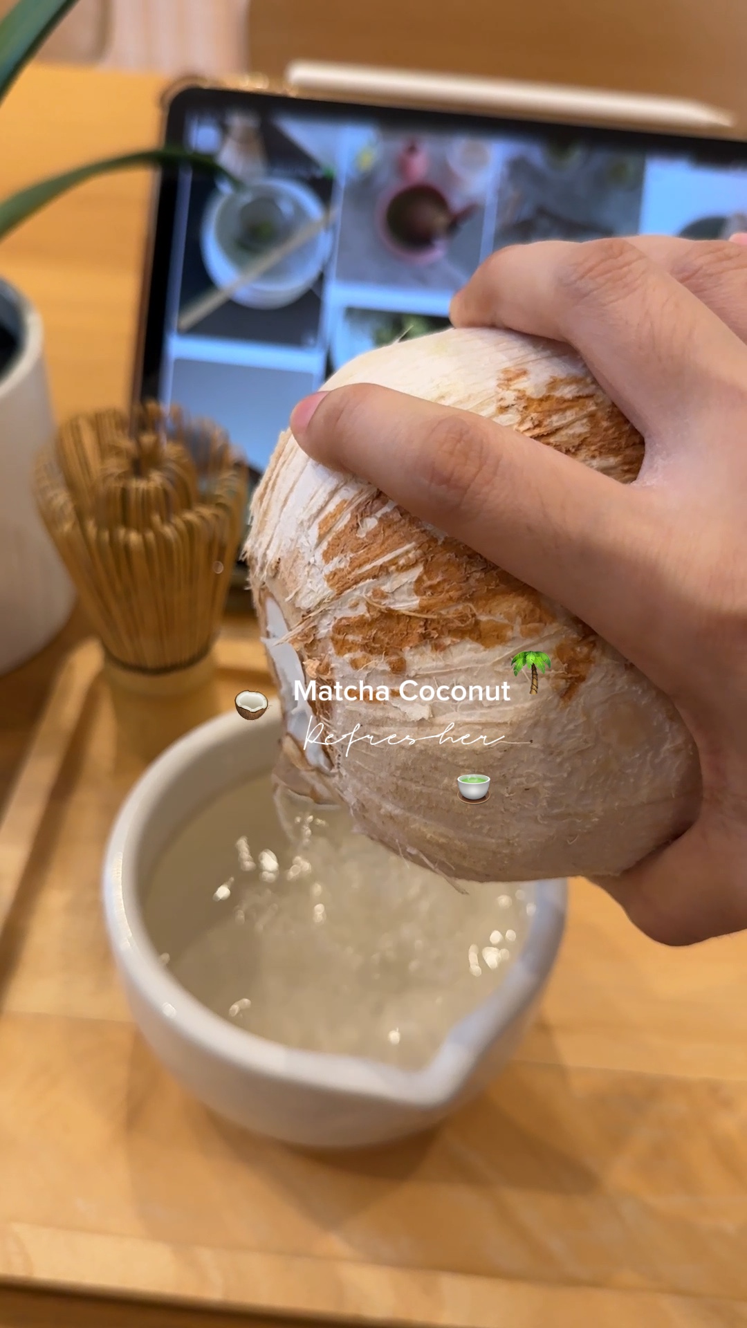 Matcha Coconut 🥥🍵