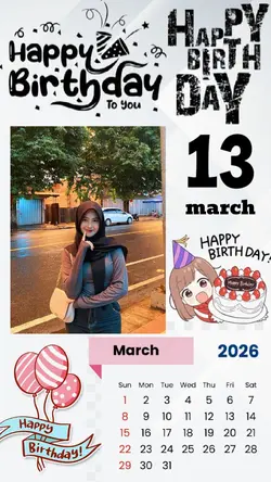 13 march brithday 