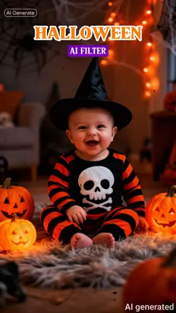 baby halloween AI