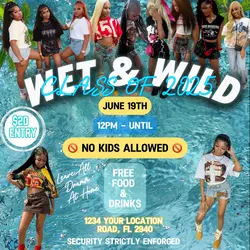 Pool Party Flyer