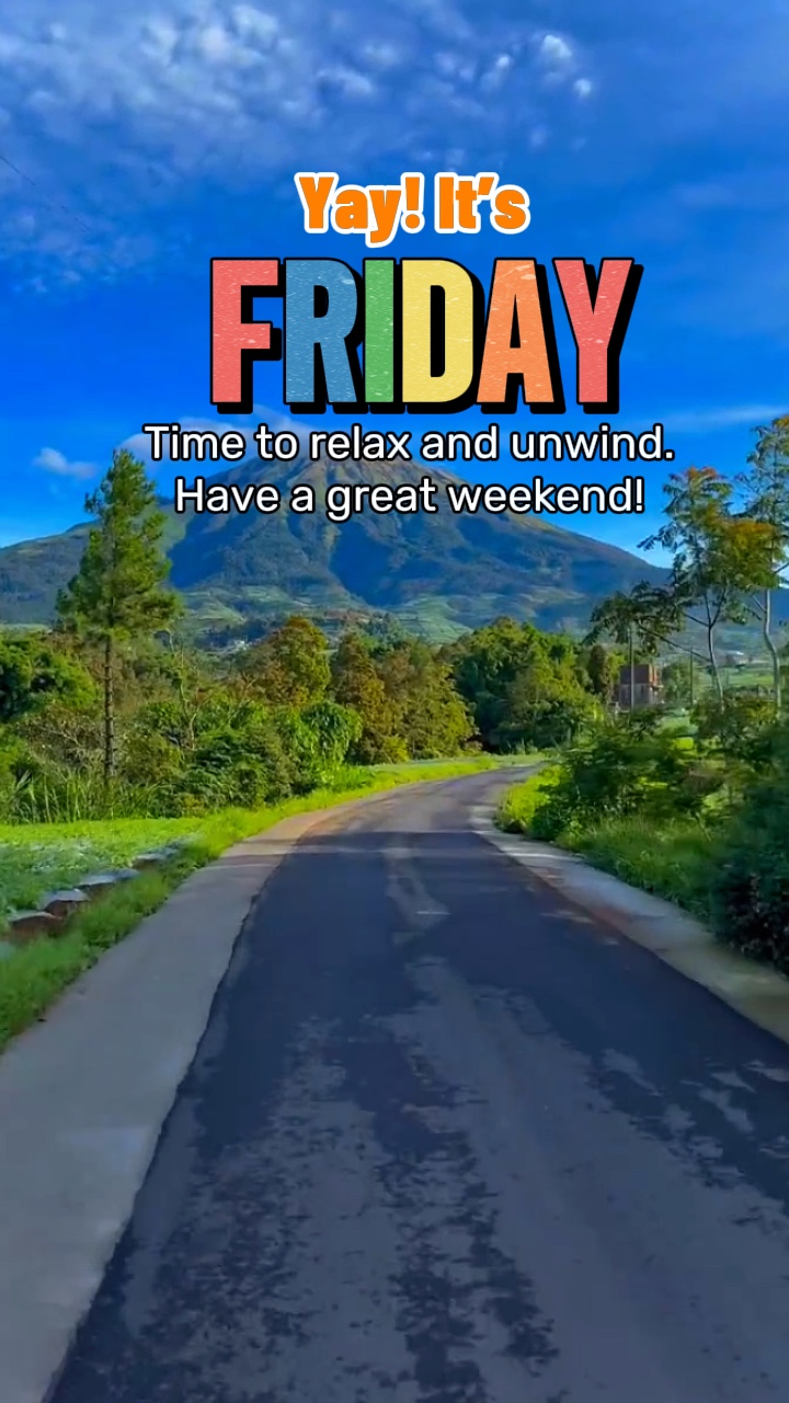 Sí, es viernes. 