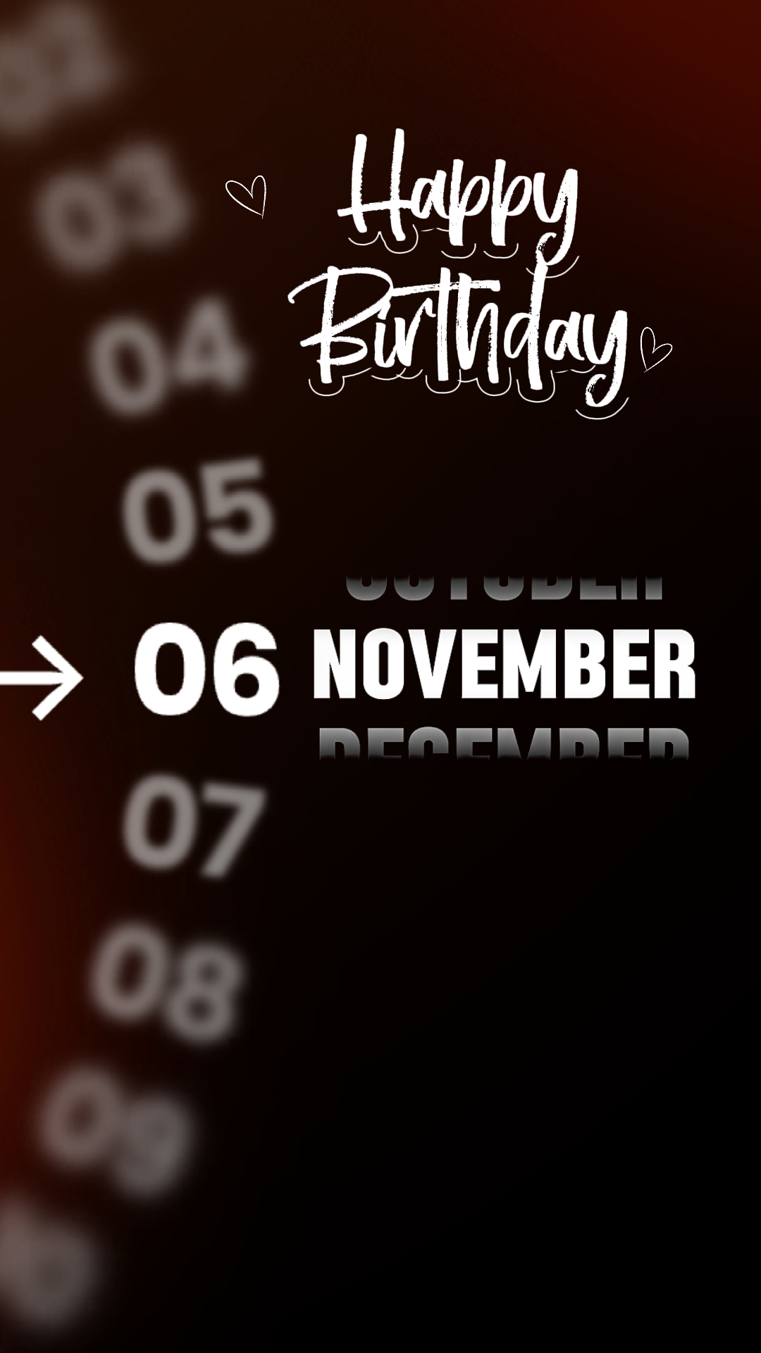 HBD 06 NOVEMBRE