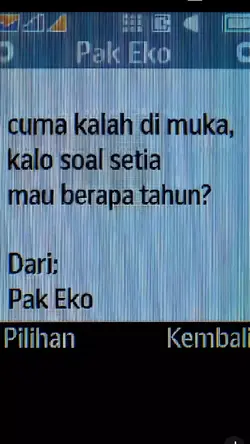 CUMA KALAH DI MUKA