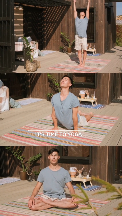 Es hora de hacer yoga 