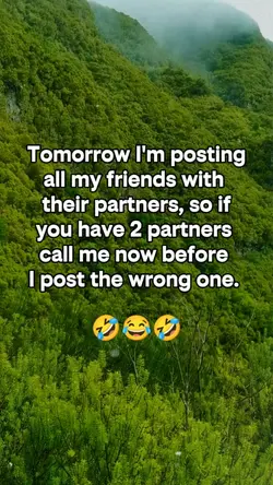 Tomorrow I'm posting