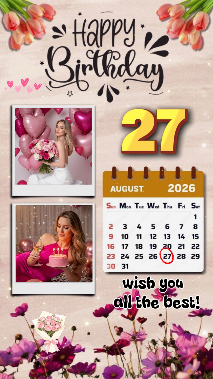 HBD 27 de agosto de 2026
