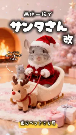画像一枚でサンタさん🎅改