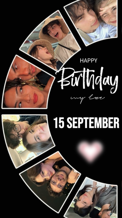 HBD MY LOVE 