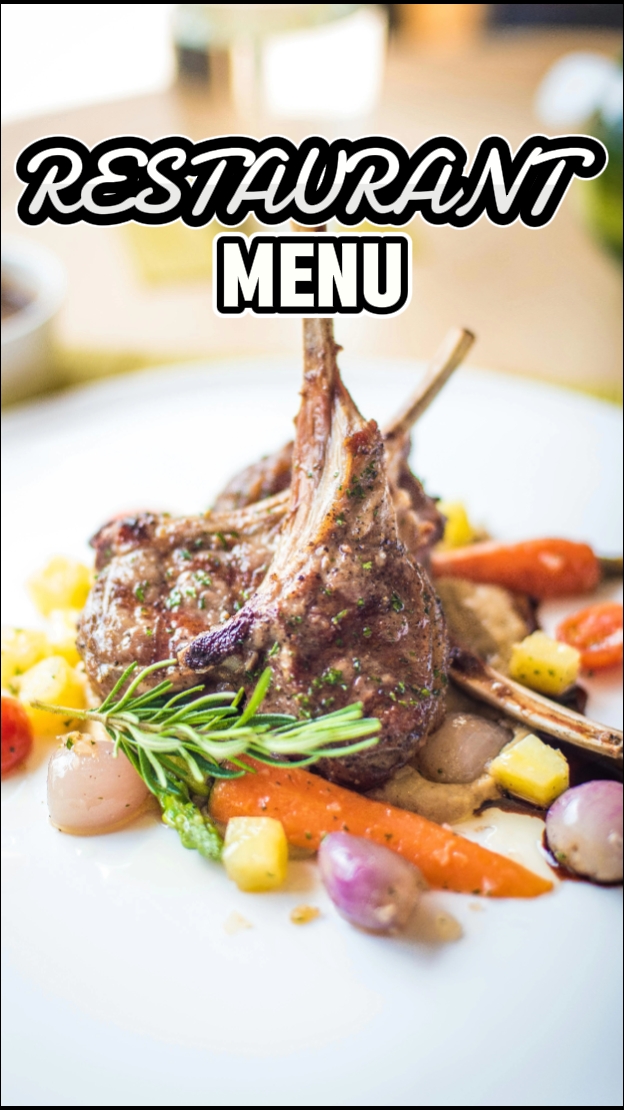 Menu restaurante