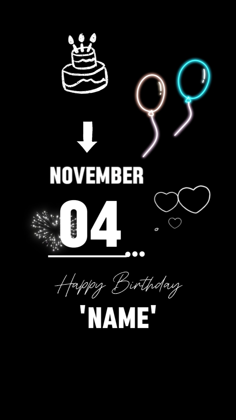 Template ulang tahun