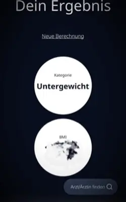 untergewicht und so