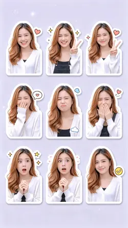 Trending stickers