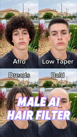 AI Male Hair Filter