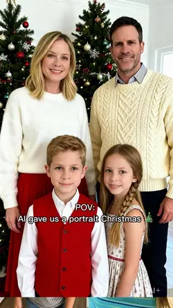 Christmas family ai