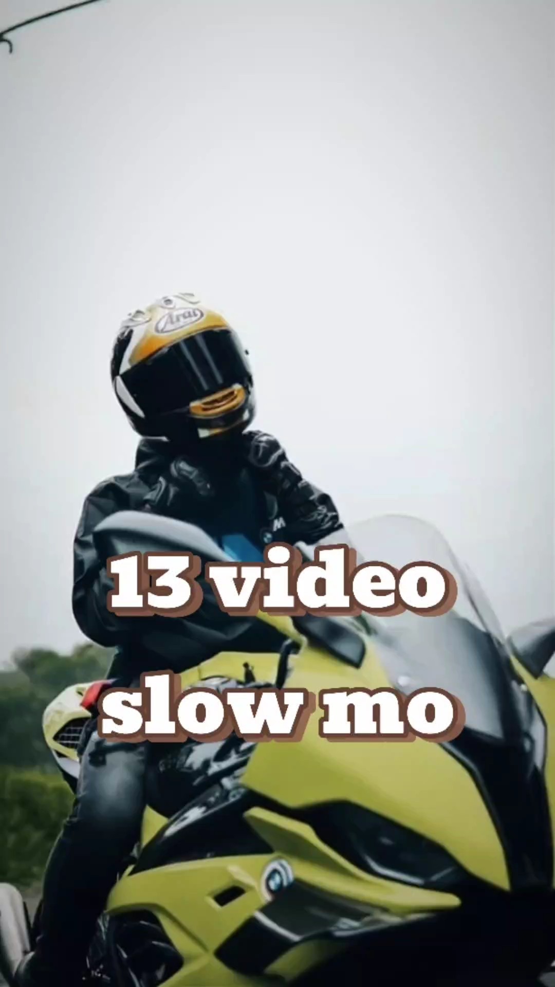 Cámara lenta de motocicleta