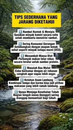 Tips murah sederhana