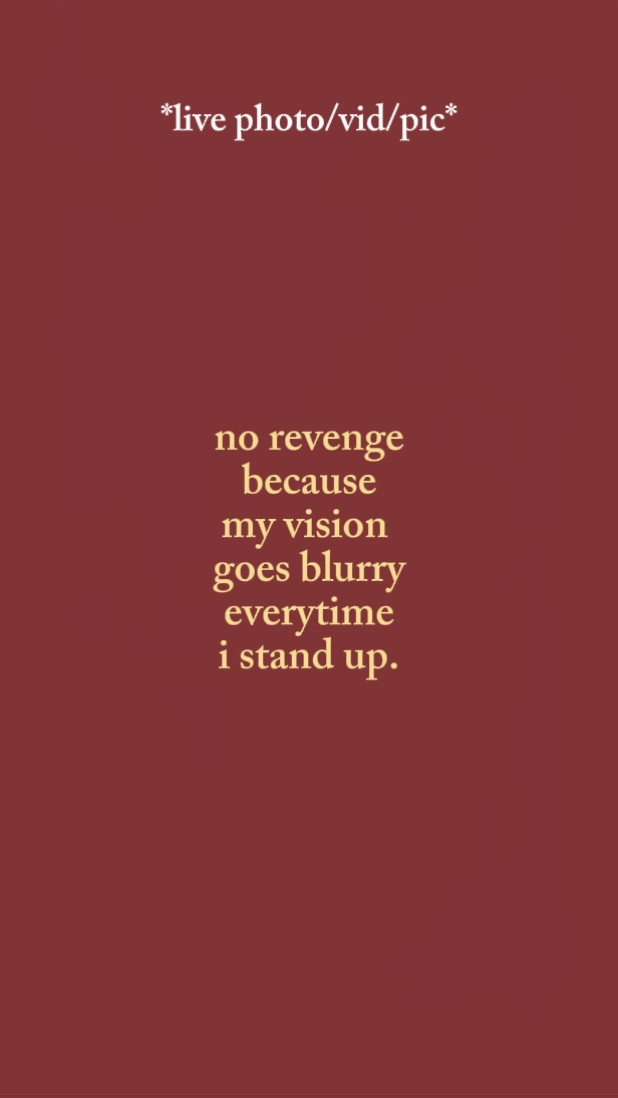 no revenge