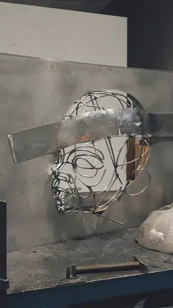 sculpture "Muted"