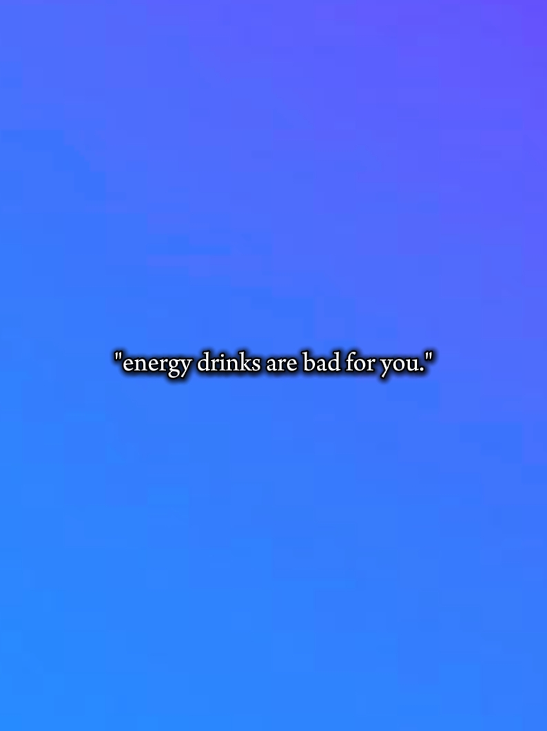 energy drinks 