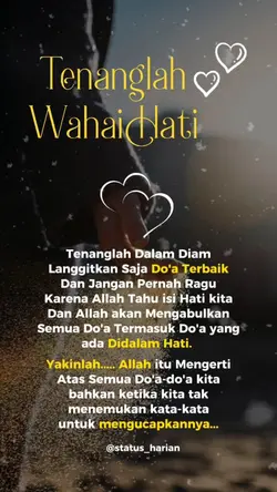 Tenanglah Wahai Hati